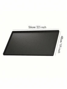 Silicone Mat, Suitable For Kitchen & Bathroom Waterproof, Cabinet Organizer Under Sink And Storage, Sink And Cabinet Protector, Bathroom Sink Under Tray - Black - View 14