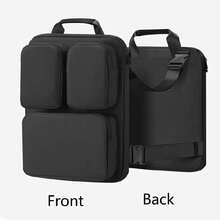 1 pieza Maletín para portátil - Bolso de hombro para portátil 2 en 1, mochila ligera y equipaje portátil, organizador de viaje expandible - Ver 1