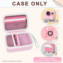 Funda protectora para cámara de impresión instantánea, compatible con DYLANTO para ESOXOFFORE para ETIKEZ para YTETCN para DUDUDRAGON cámara digital, organizador de almacenamiento portátil con bolsillo para accesorios - Ver 1