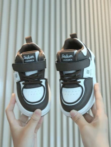 Sepatu Olahraga Kasual Modis Anak-Anak dengan Sol Luar Anti Selip dan Tahan Aus - Coklat - View 4