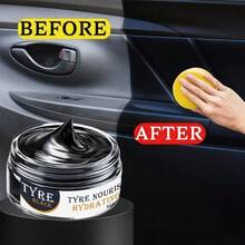 Car Plastic Parts Crystal Plating Refurbishing Agent, Black Interior Dashboard Wax Repair & Polishing Paste, Anti-Aging Whitening Restoration Agent, Tire Black Gloss Paste, Leather Sofa & Seat Care Cream - 50g - View 6