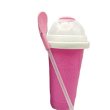2個裝 擠壓式果昔杯 自製奶昔杯 便攜果汁擠壓杯 快速冷卻果昔杯 - 彩色 - 查看 8