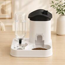 2-In-1 Automatic Pet Food And Water Dispenser, Large Capacity Gravity Feeder With Detachable Bowl, Easy-Clean Feeding Station For Cats And Small Dogs - 500ml - View 14