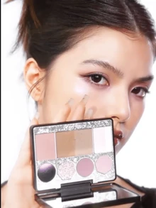 GIRLCULT All-In-One Multi-Function Face Makeup Palette Set, Buildable Natural Blush + Highlighter + Contour + Eyeshadow, Velvet Matte And Shimmer Textures, High Pigment, Long-Lasting 8 Hours, Portable Travel Size, Suitable For Beginners, Gift Set 13g/0.46 Oz. - 07 - View 6