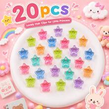 Mini Onion Powder Hair Clip, Candy Color Mini Flower Hair Clip Suitable For Girls Daily Wear, School, Party, Vacation, Birthday, Photography - Multicolor - View 20