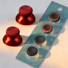 DATA FROG Compatible With P5 Metal Mushroom Head Cap Includes 4 Silicone Caps Features A Spiral Texture For Better Grip And Improved Gaming Accuracy - View 13