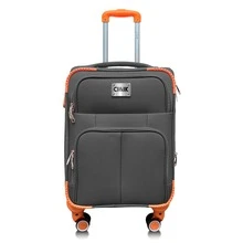 Cabin Suitcase Hand Luggage 10kg With Lock 18 Inch - Black and White - View 1