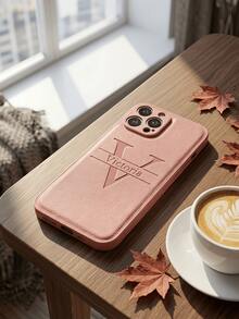 客製化個性化姓名手機殼，適用 11 12 13 14 15 16 17 Pro Max Plus 17 Air 13 12 Mini，韓系奢華 PU 皮革 3D DIY 刻字字母縮寫姓名，適用 X XS XR XS MAX 7 8 Plus，防震手機殼，節日禮物送給愛人、朋友、家人或自己，適用 Galaxy S25 S24 S23 S22 S21 Ultra Plus A55 A54 A53 A52 A34 A33 A32 A15 A14 A13 A12 - 粉色 - 查看 4