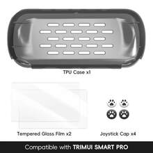 DATA FROG ForTSPS TPU Protective Case With Cat Paw Joystick Cap Double Layer Tempered Glass Complete Set Of Anti Scratch And Anti Drop Protection Devices For Game Consoles - View 11