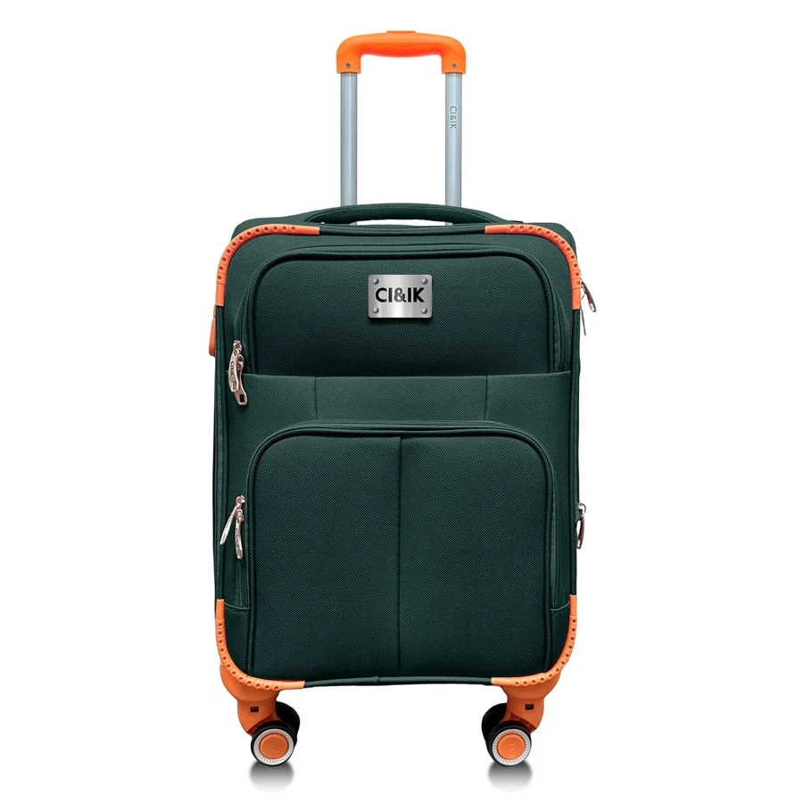 Cabin Suitcase Hand Luggage 10kg With Lock 18 Inch - Green - View 1