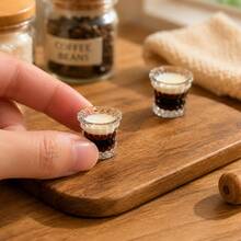 Model Cangkir Kopi Miniatur Skala 1:12, Dekorasi Peralatan Minum Dapur Rumah Boneka, Ornamen Meja Ruangan Miniatur Cangkir Mini, Hadiah Sempurna untuk Pecinta Miniatur, Properti Fotografi Miniatur - Satu-Ukuran - View 1