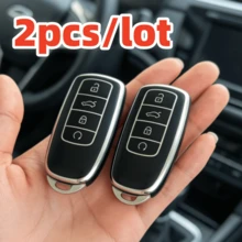 Two Car Key Cases Suitable For Chery Tiggo 8 Pro, Tiggo 8 Plus, New 5 Plus, 7 Pro, Tiggo 7 Pro Max, Omoda 5, C5, Modod - Multicolor - View 3