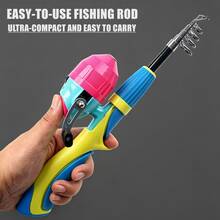 SEACHASER Portable Telescopic Fishing Combo, Lure Fishing Rod With Compact Closed-Face Reel For Freshwater Fishing,Suitable For Beginners - Multicolor - View 4