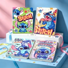 Stitch 1 Pc Cute A5 Spiral Cartoon Cover Notebook, 4 Styles Available. Perfect For Students To Take Notes And Keep Journals. Ideal For Back To School, Classroom Rewards And Birthday Parties - A - View 6