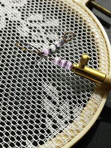 Wooden Handle French Embroidery Crochet Hook Set, Equipped With 0.8/1.0/1.2mm Three Interchangeable Needle Heads, Bead Embroidery, Reverse Embroidery, High-End Silk Embroidery And Other Craft Tools, Suitable For Clothing Modification, Lace Handmade And Handmade Jewelry Making, Essential Handmade Accessories For Clothing Decoration Enthusiasts - French Crochet - View 4
