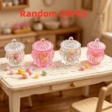 迷你 BJD 娃娃屋糖果罐微縮生活場景模型，適用於 1/12 OB11，花園 3D 景觀居家辦公室微景觀裝飾，娃娃屋桌面汽車飾品，攝影道具，聖誕萬聖節節日禮物 - 多色 - 查看 14