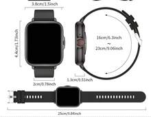 NcmRyu 1.83 Inch Full Screen Smart Watch, Compatible With IOS And Android Phones, (Call/Answer Calls), With Multiple Sports Modes/Massive Watch Faces/Built-In Games/AI Voice Control/Unisex Sports Watch - View 6