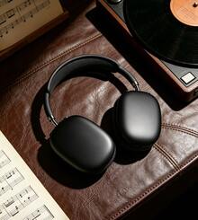 [BeatBay]MAXPRO5 High-End Over-Ear Bluetooth Headphones, Detachable Magnetic Ear Cups, Bluetooth Function, Ultra-High Sound Quality Full-Package Headphones, Including Headphone Cases And C-Shaped Charging Cables,For  Father's Day Gift - 黑色 - 查看 1