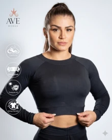 Women Sports Tees & Tanks - Black - View 1
