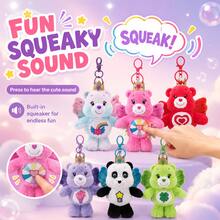 Care Bears 15cm Butterfly Wing Plush Keychain, Screaming BB Sound Cartoon Bear Bag Charm, Stuffed Pendant Backpack Decoration, Fan Edition - Multicolor - View 3