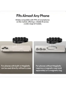 New 3-In-1 Phone Stand, Featuring A New Design Combining Biomimetic Octopus Suction Cups And Magnetic Attachment, Suitable For Most Scenarios, High-Strength Magnets Paired With Stable Suction Cups, Can Be Used On Iron Or Smooth Surfaces - Multicolor - View 3