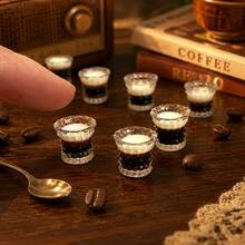 Model Cangkir Kopi Miniatur Skala 1:12, Dekorasi Peralatan Minum Dapur Rumah Boneka, Ornamen Meja Ruangan Miniatur Cangkir Mini, Hadiah Sempurna untuk Pecinta Miniatur, Properti Fotografi Miniatur - Satu-Ukuran - View 4