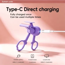 SOKANY Electric Eyelash Curler, Portable Eyelash Curler, Suitable For Soft And Hard Hair, 3 Temperature Settings 55℃-85℃, 150mAh Lithium Battery, Long Battery Life, Compact And Lightweight, Essential Beauty Tool For Home/Commercial/Travel - Multicolor - View 9