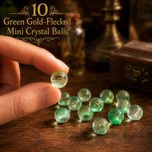 1:12 Miniature Starry Sky Crystal Ball Set, Silver Carved Base + Multi-Color Fillings Crystal Ball, Dollhouse Wizard Study/Bedroom Decor, Photography Scrapbooking DIY Prop - one-size - View 21