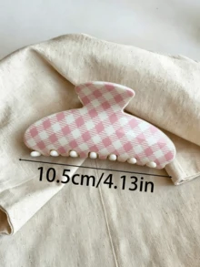 3pcs/1pc Women's Lightweight Plastic Hair Clips, Fashionable Versatile, Elegant Elegant, Minimalist Style, Solid Color Hair Claws, Bathroom Hair Accessories, Suitable For Daily Outings, Casual Gatherings, Commuting, Beach Vacations. Can Be Used For Ponytails, Braids, Buns, Face Washing, Bathing, Makeup And Matching Outfits. Hair Accessories, Hair Clips, Hair Accessories, Hair Claws - Multicolor - View 2