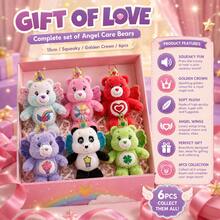 Care Bears 15cm Butterfly Wing Plush Keychain, Screaming BB Sound Cartoon Bear Bag Charm, Stuffed Pendant Backpack Decoration, Fan Edition - Multicolor - View 4