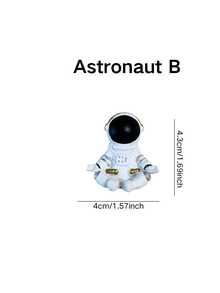 1/9pcs Space Fridge Magnet Set - 3D Resin Solar System Magnetic Stickers, Including 9 Planets, Earth, Astronaut, Moon, Mars And Spaceship - Suitable For Refrigerator, Cabinet, Office Whiteboard, Room Decoration, Also An Ideal Gift For Birthday And Christmas - Multicolor - View 17