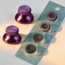 DATA FROG Compatible With P5 Metal Mushroom Head Cap Includes 4 Silicone Caps Features A Spiral Texture For Better Grip And Improved Gaming Accuracy - View 15