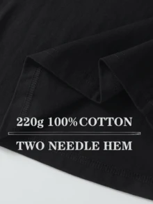 Outerwear - 100% Breathable, Short Sleeve, Crew Neck, Machine Washable, Regular Fit, Summer Casual Wear Suitable For Kids, Fun Fashion For Play And Casual Outfits 1D9Q - 黑色 - 查看 4