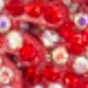 Red Rhinestone Butterfly