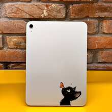Cute Cat And Butterfly Car Stickers - Animal Themed Rearview Mirror Stickers - Suitable For Cars, Motorcycles, Computers, Phones, Doors, Windows And Walls - Holiday Decoration, Christmas Gift - Cat Type a - View 3