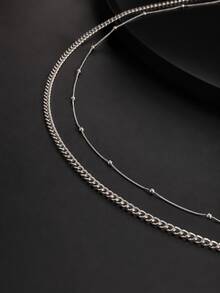 2pcs Women's Minimalist Sexy Metal Bead Double Layer Waist Chain, Beach Bikini Body Chain, Summer Jewelry Accessory, Suitable For Daily, Party And Vacation Wear. - Gold - View 5