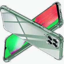 Galaxy 透明氣墊防震手機殼 1.5mm 加厚四角氣囊 鏡頭加高保護 TPU 軟殼 - 無色 - 查看 4