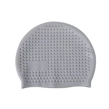 Silicone Swim Cap Minimalist Adult Unisex Silicone Swim Cap High Elasticity Perforated Bubble Swim Cap - Multicolor - View 6