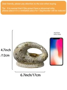 Brûleur d'encens en résine de style architectural exquis, double fonction comme brûleur d'encens et décoration d'intérieur. Convient pour la chambre, le salon, le bureau, le studio de yoga et les fêtes, créant une atmosphère élégante. Cadeau idéal pour les vacances, la rentrée scolaire, la saison des diplômes et les femmes. - Multicolore - Voir 13