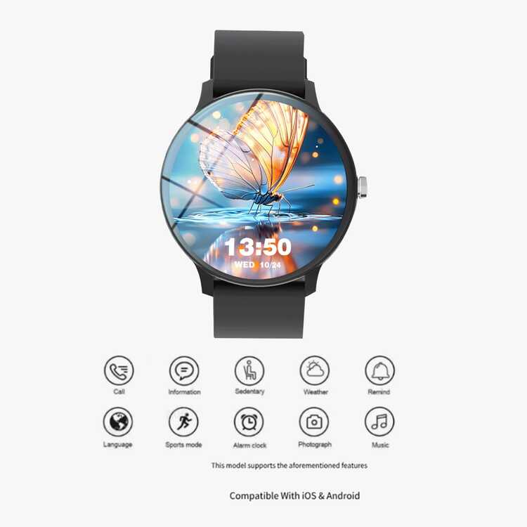 Multifunctional Smart Watch With Interchangeable Straps, Fashion Digital Watch, Supports Calls And Music Control, Unisex Sports Watch - Multicolor - View 7