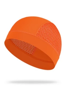 1pc Outdoor Sun Protection Breathable Running Sports Cycling Skull Cap Helmet Liner Quick Dry Beanie - Multicolor - View 6