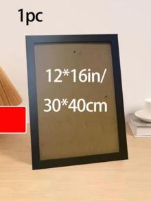 1/3件 12*16英吋/30*40公分 A4、A3黑色相框，適用30*40公分照片，極簡風格，輕量材質，適合臥室、書房、走廊牆面裝飾，A3、A4證書框 - 黑色 - 查看 12