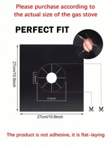 1/2/4pcs Gas Stove Anti-Stain Anti-Oil Mat, Washable Cleaning Pad, Stove Top Protector, Dirt-Resistant Heat-Resistant Fire-Resistant Material, Suitable For Home Gas Stoves - Multiple Styles and Colors - View 5