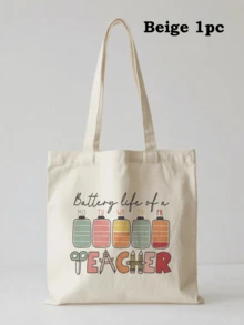 5pcs Best Teacher Theme Zipper Pouch Express Gratitude And Love Makeup Bag Various Snack Small Storage Bag Portable Multi-Functional Storage Bag Teacher Travel Storage Gift Thanksgiving Christmas Birthday Teacher's Day Back To School Graduation Gift - Multicolor - View 30