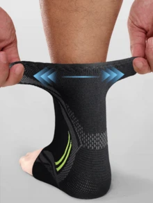 1 pieza Mangas de compresión para soporte de tobillo para hombres y mujeres, protector de tobillo para deporte diario, entrenamiento, levantamiento de pesas, fitness, ciclismo, yoga, pilates, camping, senderismo, caminata, baloncesto, béisbol, tobillera, accesorios de gimnasio - Multicolor - Ver 4