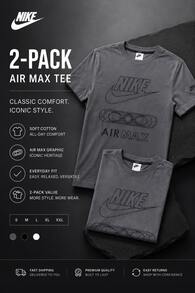 Nike T Shirts  Pack - Gris Claro - Ver 1