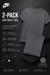 Nike T Shirts  Pack - Gris Claro - Ver 3