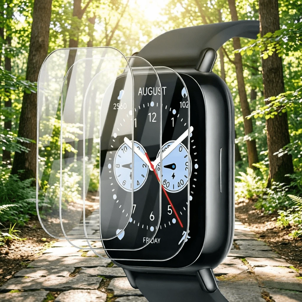 3-Piece Set, 9H High Hardness Scratch-Resistant, Ultra-Clear Display, Anti-Fingerprint Coating, Full Coverage, Bubble-Free, Tempered Glass Material, Suitable For Redmi Watch 5 Lite/Active Smartwatch, Ideal Choice For Tech Enthusiasts And Outdoor Sports Lovers.