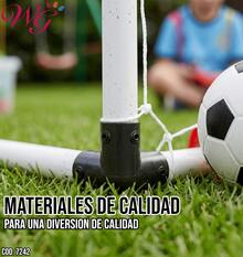 Portable Outdoor Children's Futsal Goal - White - View 9