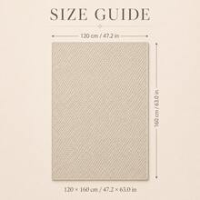 Outdoor Pineapple Textured Carpet - Waterproof All-Weather Patio Rug, With UV Resistance And Non-Slip Backing, Durable Beige Neutral Mat Suitable For Patio, Poolside, Garden, Balcony, RV - Easy To Clean, Fade-Resistant, Durable Outdoor Carpet, Suitable For Yard, Porch, Beach House - Contemporary Textured Woven Outdoor Rug With Non-Curling Design, Machine Washable - B - View 18